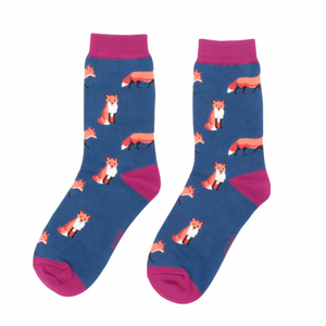 Foxes ladies socks blue