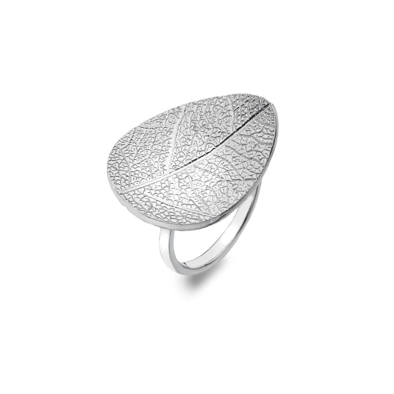 Curved Leaf Statement Ring