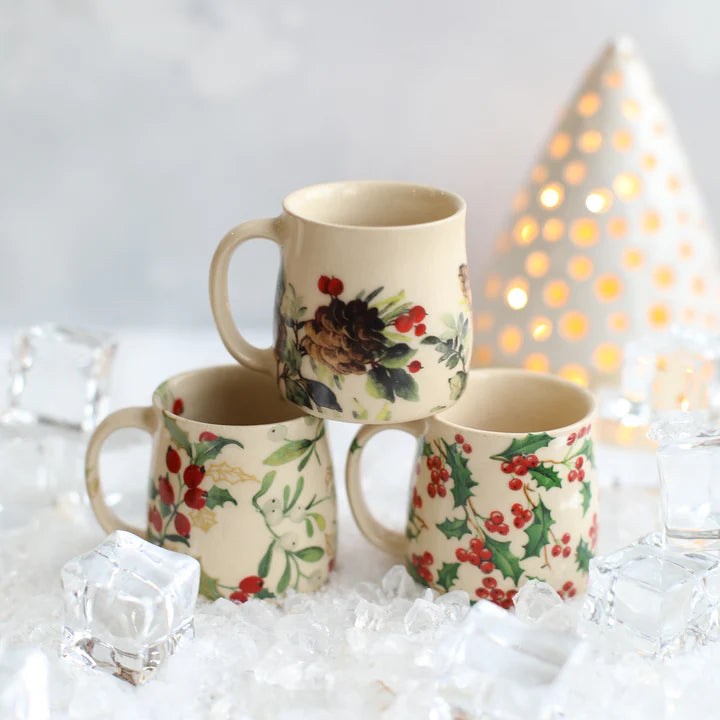 Festive Mugsters - mini mug trio gift set