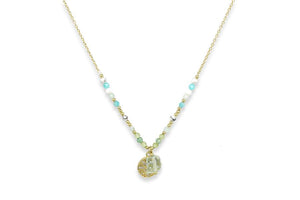 Lelia Gold Beaded Necklace