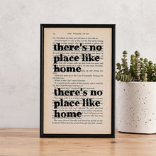 Load image into Gallery viewer, No Place Like Home - book page print
