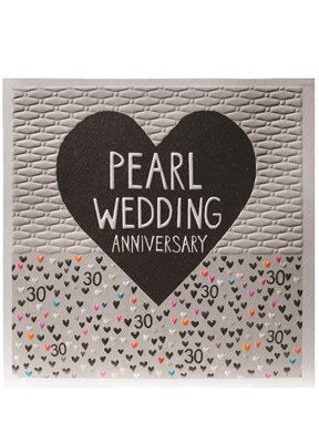 Pearl wedding anniversary