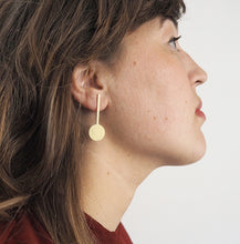 Load image into Gallery viewer, Pendulum stud earrings
