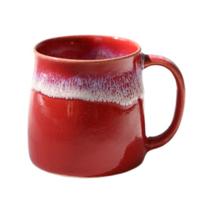 Poinsettia Red Glosters Handmade Mugster
