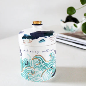 By The Sea Storm Jar