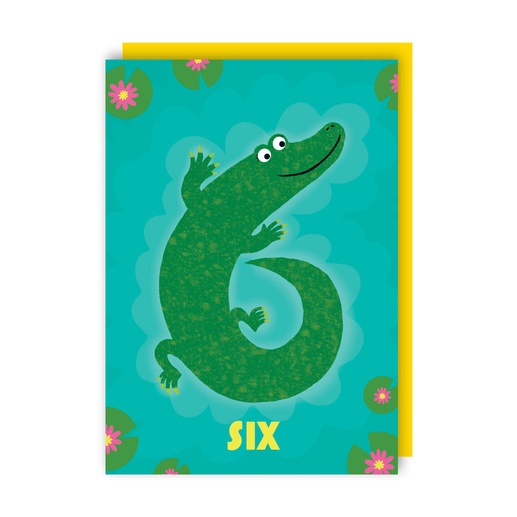 Six - crocodile birthday