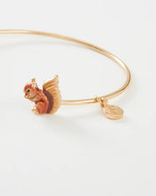Load image into Gallery viewer, Enamel Red Squirrel Bangle
