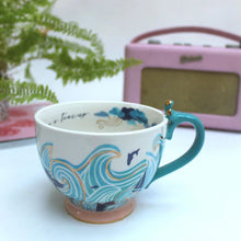 Load image into Gallery viewer, By The Sea Stormy Teacup

