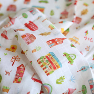 Town Swaddle Blanket