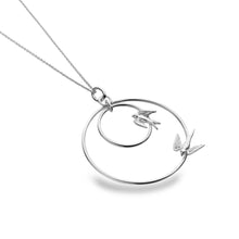 Load image into Gallery viewer, Swooping Swallows Necklace
