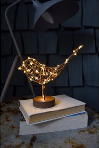 Light up table Robin (copper)