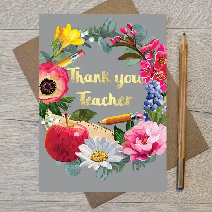 Thank You Teacher card