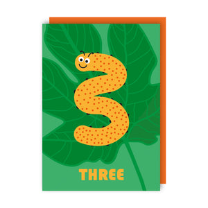 Three - caterpillar birthday