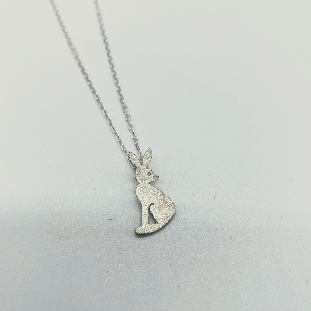 Tiny Hare Necklace