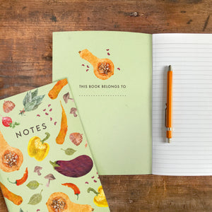 A5 Vegetable Pattern Notebook